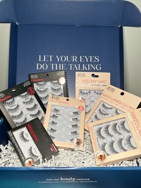ARDELL 7 bundle boxes of false lashes.